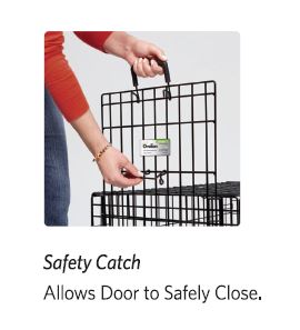 Midwest Ovation Single Door Up & Away Wire Dog Crates 24-inch saftey catch